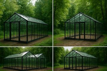3,5M X 6M Tuinkas, Hobbykas, Kweekkas, Kas tuin, Glazen kas, beschikbaar voor biedingen