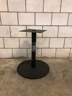 Metalen Bistro poot tafelpoot ronde tafel met ronde plaat, Verzenden, Zo goed als nieuw