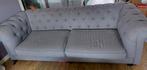 Grijze bank Troubadour ruime 3 zits, Ophalen, Gebruikt, Driepersoons, 75 tot 100 cm