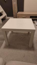 Wit Bijzettafeltje 55x55 cm, Ophalen, 50 tot 100 cm, 50 tot 100 cm, Minder dan 50 cm