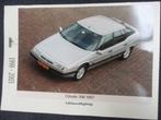 Citroen xm foto xm 1997 foto/uitnodiging opgeplakte, Ophalen of Verzenden, Gelezen, Citroën