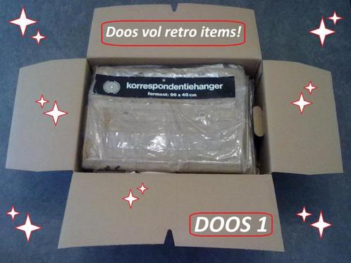 doos vol retro vintage spullen voor de verkoop, Verzamelen, Retro, Huis en Inrichting, Ophalen