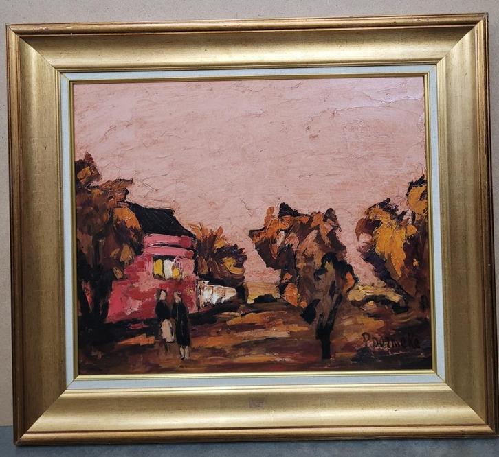 Paul PERMEKE, het gesprek, Antiek en Kunst, Kunst | Schilderijen | Klassiek, Ophalen of Verzenden