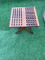 Inklapbare tafeltje, Tuin en Terras, Tuintafels, Ophalen of Verzenden, Gebruikt, Vierkant, Hout