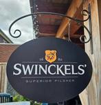 Dubbelzijdig SWINCKELS uithangbord
(incl. beugel), Ophalen of Verzenden, Nieuw, Reclamebord, Plaat of Schild, Overige merken