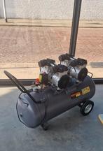 Kibani Olievrije Compressor - 100L - Fluisterstil, Minder dan 25 liter, Ophalen, Minder dan 200 liter/min