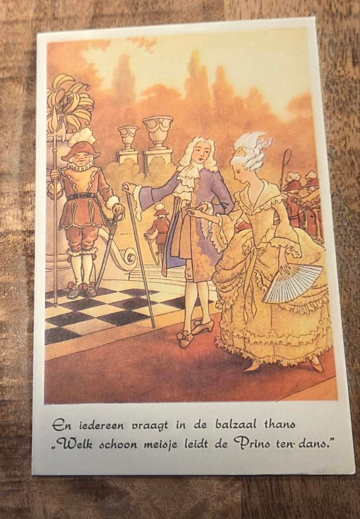 Assepoester, Verzamelen, Ansichtkaarten | Themakaarten, Ongelopen, 1940 tot 1960, Kinderen, Verzenden