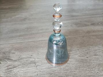 🔔glazen tafelbel🔔 beschikbaar voor biedingen