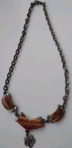 Trachten ketting met Hoorn accessoire voor Oktoberfest 🥨🥨, Sieraden, Tassen en Uiterlijk, Kettingen, Ophalen of Verzenden, Gebruikt
