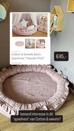 Speelnest Cotton & Sweets, Ophalen, Gebruikt, Rond, Boxkleed