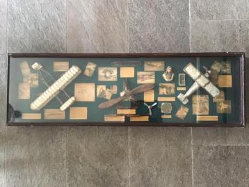 Vintage 3D display (diorama) van History of Aviation beschikbaar voor biedingen