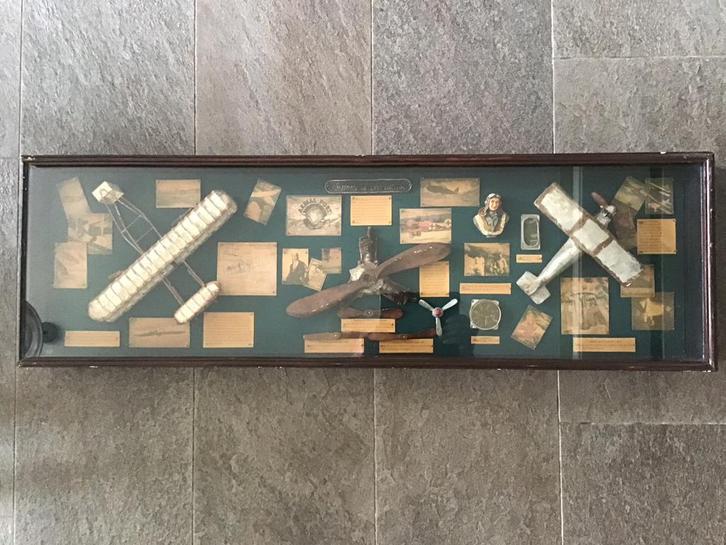 Vintage 3D display (diorama) van History of Aviation, Verzamelen, Luchtvaart en Vliegtuigspotten, Gebruikt, Overige typen, Ophalen
