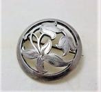 Antiek zilveren broche uit Duitse munt F. Buchholz (4284), Ophalen, Zilver, Broche