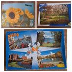 6 Legpuzzels van 1000 stukjes voor €10 Natuur Steden Bloemen, Ophalen of Verzenden, 500 t/m 1500 stukjes, Zo goed als nieuw, Legpuzzel