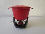 Gietijzeren fondueset, Ophalen of Verzenden, Gebruikt, Brander, Fondueset