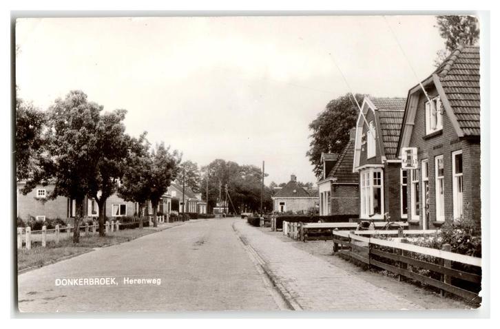 Donkerbroek, Herenweg, Verzamelen, Ansichtkaarten | Nederland, Gelopen, Friesland, 1960 tot 1980, Verzenden