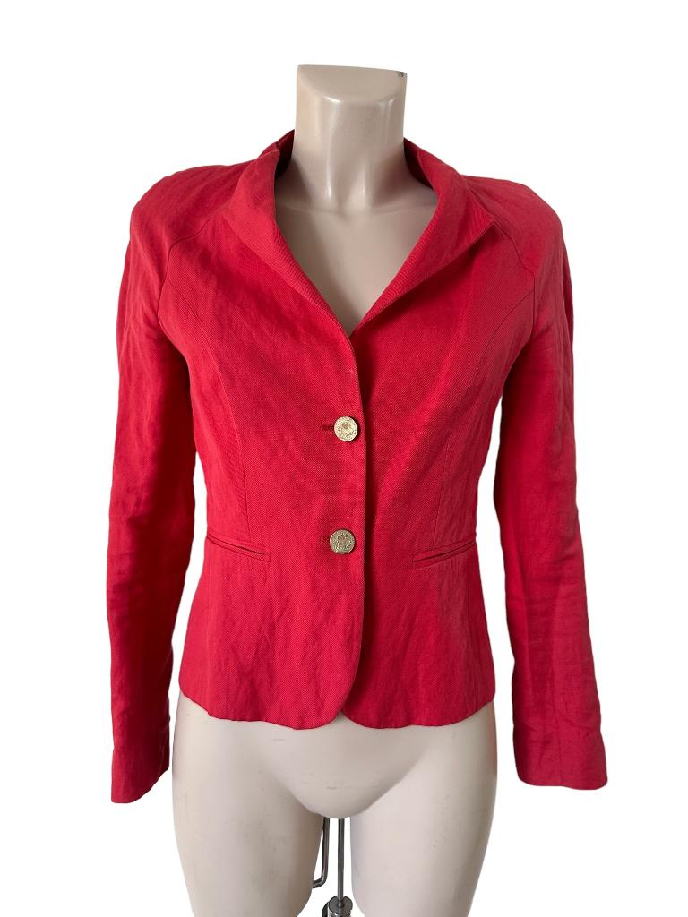 Purdey blazer XS, Kleding | Dames, Jasjes, Kostuums en Pakken, Zo goed als nieuw, Maat 34 (XS) of kleiner, Rood, Ophalen of Verzenden