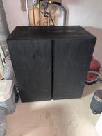 Grenen kast, Ikea Ivar zwart, Ophalen, Gebruikt
