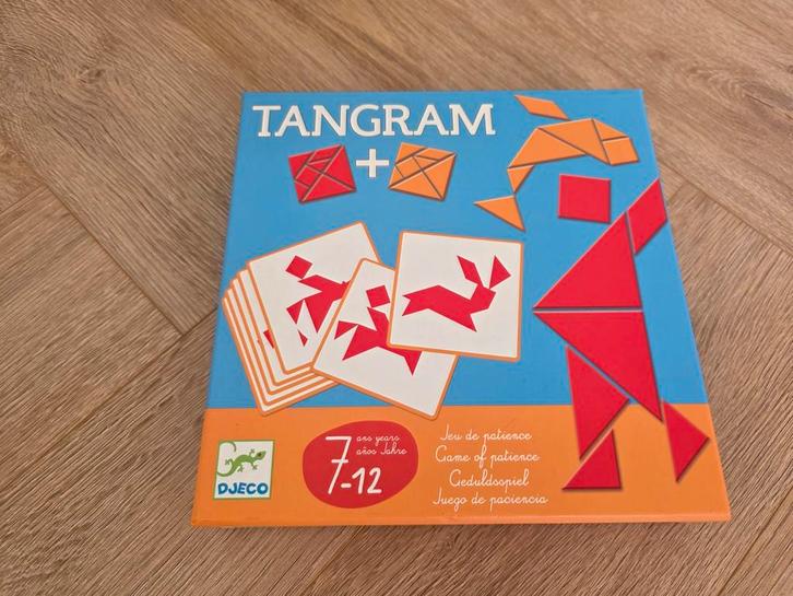 Nieuw Tangram Puzzelspel - Djeco nieuwprijs €24, Kinderen en Baby's, Speelgoed | Kinderpuzzels, Zo goed als nieuw, 6 jaar of ouder