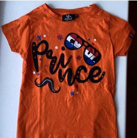 T-shirt Koningsdag 9th avenue maat 98/104, Kinderen en Baby's, Kinderkleding | Maat 98, Zo goed als nieuw, Jongen, Shirt of Longsleeve