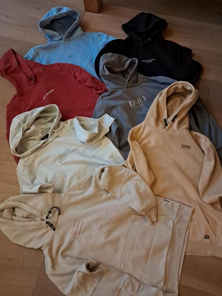 Stapel 7x hoodie jongen maat 176 / xs cars daily aesthetikz, Kinderen en Baby's, Kinderkleding | Maat 176, Zo goed als nieuw, Jongen