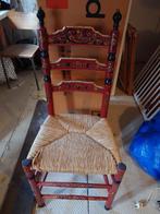 Authentieke Hindeloopen stoelen 4 stuks, Ophalen, Gebruikt, Vijf, Zes of meer stoelen