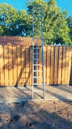 Ladder 2x 18 spots Aluminium, Ophalen, Gebruikt, ., Ladder