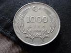 Turkije - 1000 lira 1990 zf+ 8 gram (5523, Ophalen of Verzenden, Overige landen, Losse munt