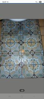 Oude cementtegels, 1.8m², 15x15x1,5cm, 80 stuks, Doe-het-zelf en Verbouw, Tegels, Ophalen, Overige materialen, Gebruikt, Minder dan 20 cm