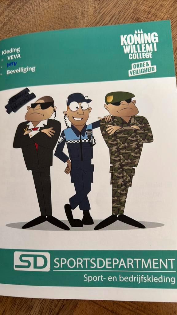 Koning Willem 1 college, (kw1c) htv/bia kleding oa, Diversen, Schoolbenodigdheden, Zo goed als nieuw, Ophalen of Verzenden