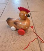 Houten kip vintage met trekkoord. En vilten kam.
Maakt klik, Ophalen of Verzenden, Zo goed als nieuw