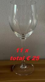 11x dun wijnglas (23cm x Ø7cm) + gratis 2x champy glas, Ophalen of Verzenden, Nieuw, Overige typen