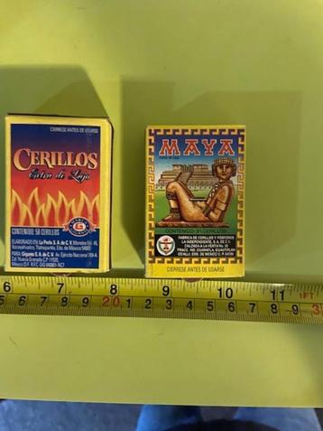 vintage 2 stuks volle strijklucifer doosjes  beschikbaar voor biedingen