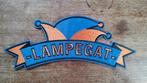 Lampegat strijk applicatie Steek oranje/blauw, Hobby en Vrije tijd, Ophalen of Verzenden, Nieuw