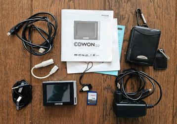 Cowon D2 4GB MP3 Speler - met tasje, line-in converter, SD beschikbaar voor biedingen