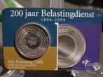 Coincard € 5. 200 jaar Belastingdienst. Zilver., Postzegels en Munten, Zilver, Ophalen