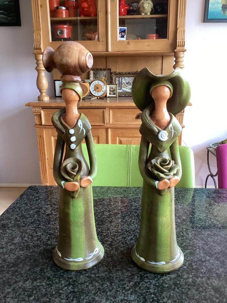 Beeld, vrouw, faceless doll, Dominicaanse Republiek, vintage, Antiek en Kunst, Kunst | Beelden en Houtsnijwerken, Ophalen