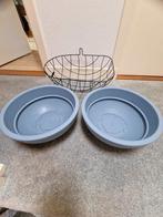 2 grote bloembakken plus hangkorf, Tuin en Terras, Ophalen of Verzenden, Zo goed als nieuw, Kunststof