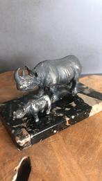 Zwarte neushoorn met jong nr. 1 wnf, Verzamelen, Beelden en Beeldjes, Ophalen of Verzenden, Zo goed als nieuw, Dier