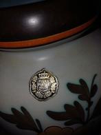 Flora Gouda Plateel vaas, Antiek en Kunst, Ophalen of Verzenden