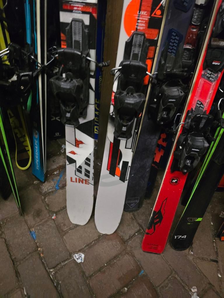 164cm twintips line Pro freestyle park skis, Sport en Fitness, Overige merken, 160 tot 180 cm, Gebruikt, Line