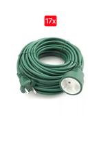 17 verlengsnoeren 20 mtr., Ophalen of Verzenden