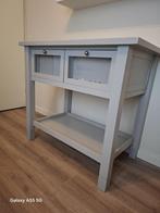 Commode met glazen deurtjes, Ophalen, 100 tot 150 cm, Minder dan 50 cm, Zo goed als nieuw