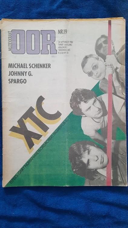 OOR 19-1980 Schenker Johnny G Spargo XTC Iron Maiden Brood, Boeken, Ophalen of Verzenden, Zo goed als nieuw, Muziek, Film of Tv