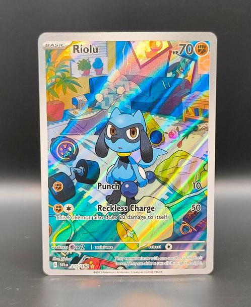 Riolu SVI 215, Hobby en Vrije tijd, Verzamelkaartspellen | Pokémon, Zo goed als nieuw, Meerdere kaarten, Ophalen of Verzenden