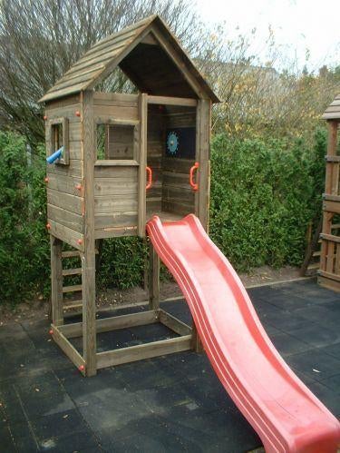 speeltoren SCHOOLHUIS klimtoren speeltoestel speelhuis, Ophalen, Nieuw, Schommel, Aanbouwonderdeel