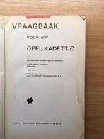 vraagbaak Opel Kadett C Coach,Sedean,Coupe, Stawa 1973 -1974, Ophalen of Verzenden