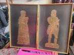 kunst 2luik onbekend mogelijk brass-rubbing, Ophalen