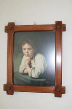 Schilderij "Meisje in het venster" van Rembrandt, Minder dan 50 cm, Minder dan 50 cm, Schilderij, Ophalen of Verzenden