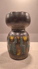 Prachtige aardewerk geglazuurde vaas,
Fat Lava jaren 50 - 70, Antiek en Kunst, Antiek | Vazen, Ophalen of Verzenden